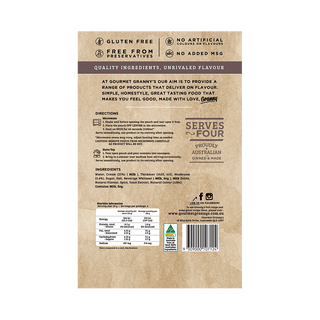 Gourmet Granny's Creamy Mushroom Sauce Liquid Heat & Serve (200g)