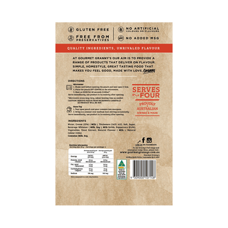 Gourmet Granny's Creamy Pepper Sauce Liquid Heat & Serve (200g)