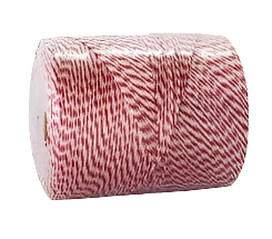 Red/White Butcher Twine (650m Roll)