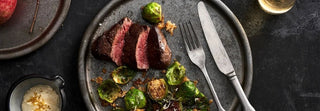 Beef Eye Fillet with Seasonal Greens & Lemon Garlic Cream