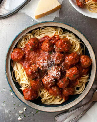 Old-school Italian Spaghetti and Meatballs