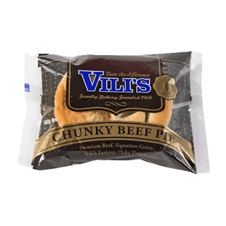 Vili's Chunky Beef Pie (160g)