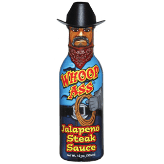 Whoop Ass Jalapeno Steak Sauce (355ml)